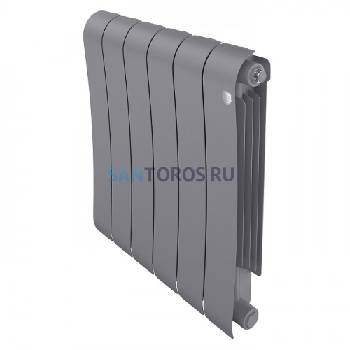 Радиатор биметаллический Royal Thermo Infinity 500 Silver Satin - 6 секционный (НС-1630002 РОЯЛ ТЕРМО)